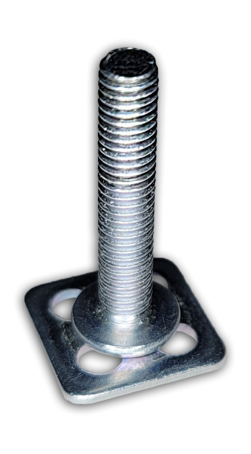 Male Stud Plate Bonding Fastener - T 38mm x 15mm Baseplate