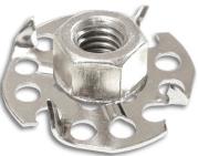 Female Nut Bonding Fastener - 38mm Baseplate-Barbed