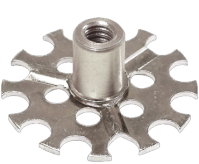 Female Nut Bonding Fastener - 38mm Baseplate-Barbed