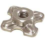 Brass Female Nut Bonding Fastener - 15mm Baseplate