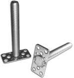 Male Stud Plate Bonding Fastener - T 38mm x 15mm Baseplate