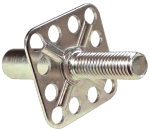 Male Stud Plate Bonding Fastener - T 38mm x 15mm Baseplate