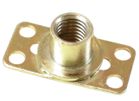 Brass Female Collar Bonding Fastener - T 38mm x 19mm Baseplate