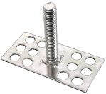 Male Stud Plate Bonding Fastener - T 38mm x 15mm Baseplate