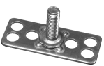 Male Stud Plate Bonding Fastener - T 38mm x 15mm Baseplate