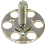 Male Stud Plate Bonding Fastener - T 38mm x 15mm Baseplate